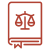 Law book icon.